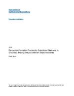 Perception formation process for subsidized stadiums : a grounded theory analysis of Miami-Dade residents
